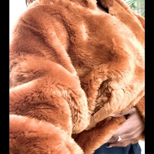 Free people Faux Fur bomber